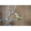 Ensemble de 2 sculptures murales en métal avec accents d'oiseaux 17 x 5,5 x 22 po
