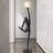 Black Glass fiber reinforced plastics + Glass Free form Floor Lamps-50725151