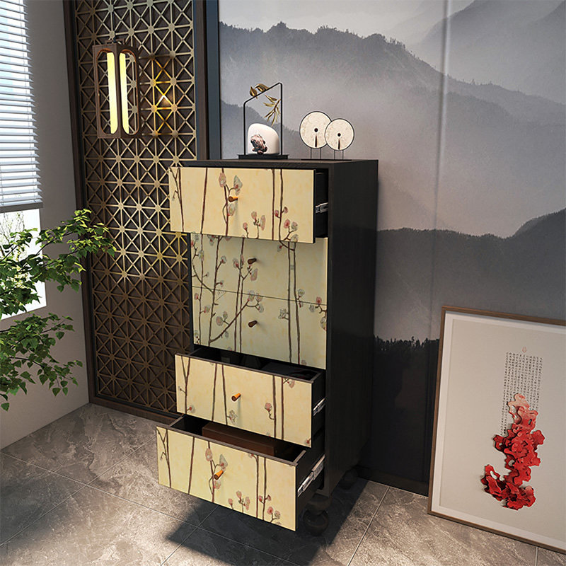 Armoire de décoration multifonctionnelle de style simple rétro