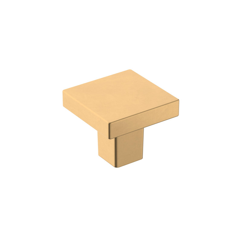 Poignée d'armoire carrée - Basics by Wayfair ™, Bronze champagne
