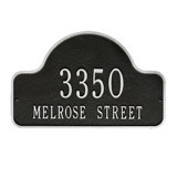 Lexy 2-Line Wall Address Plaque