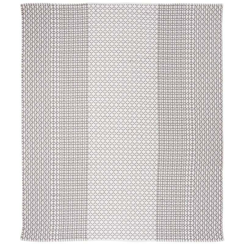 Amaral Hand Woven Cotton Geometric Rug, Rectangle 8' x 10'