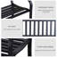 Banc de jardin extérieur