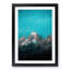 Mountain Peak in Wyoming in Abstract - Picture Frame Painting Print-55726528-55726530
