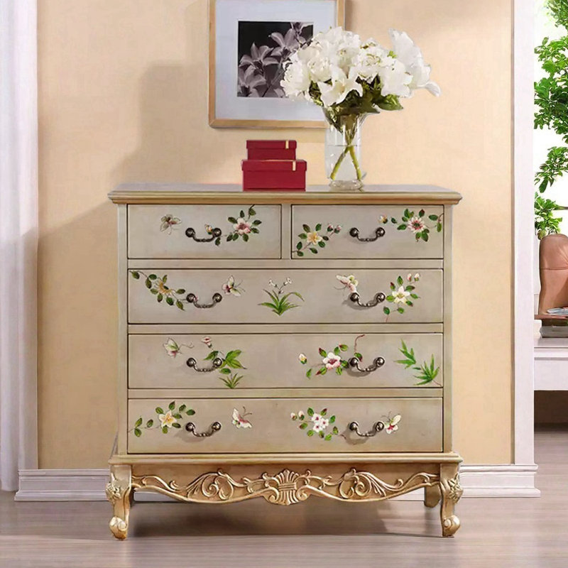 Commode d'appoint 5 tiroirs Vintage