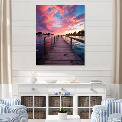 Shantris Pier And Dock Serenity II, reproduction d'art sur toile