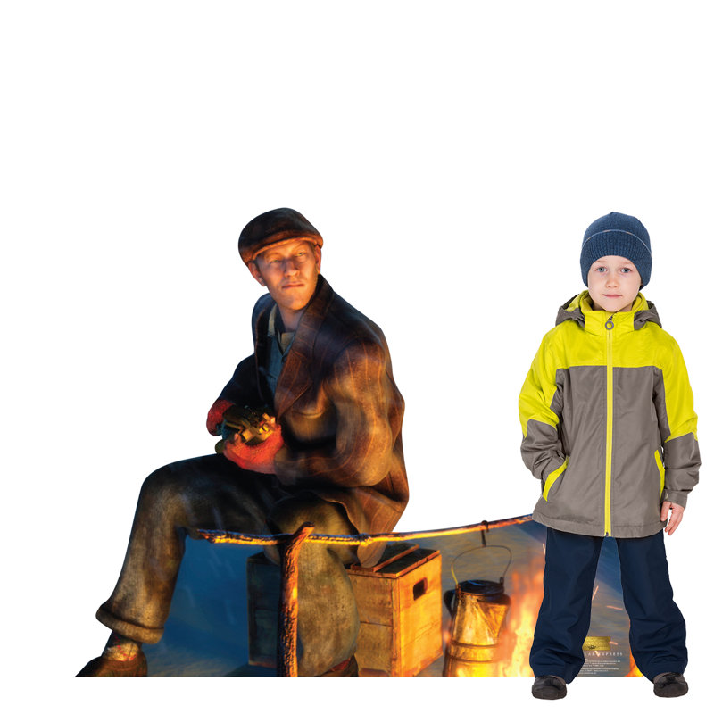 45'' Hobo Life Size Cardboard Cutout Standup