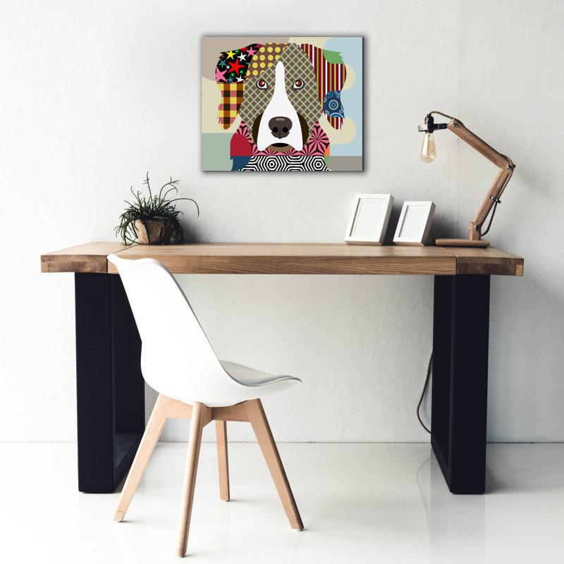 «Bernese Mountain Dog» par Lanre Adefioyue, H 20 po x l 24 po x P 0,75 po