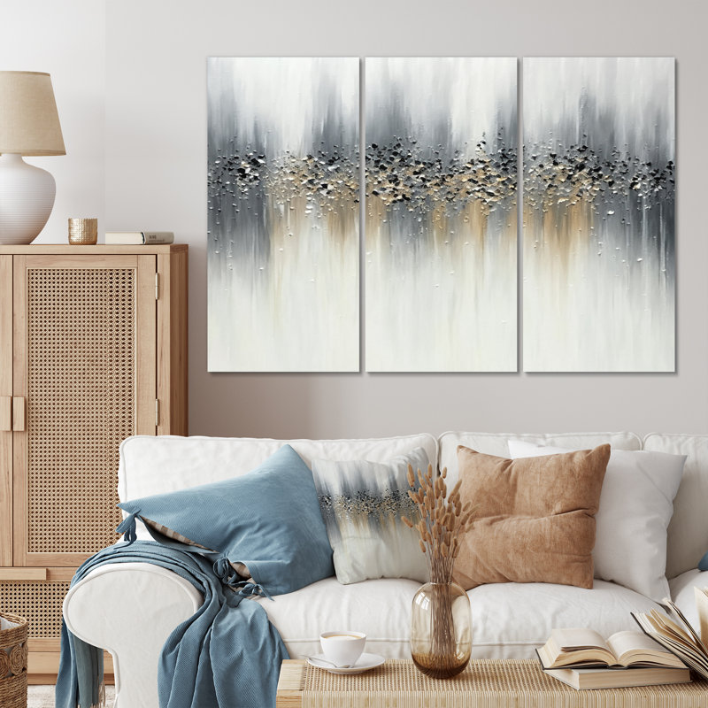 Corel - Ensemble de reproductions d'art sur toile abstraites, H 28 po x l 36 po x P 1 po