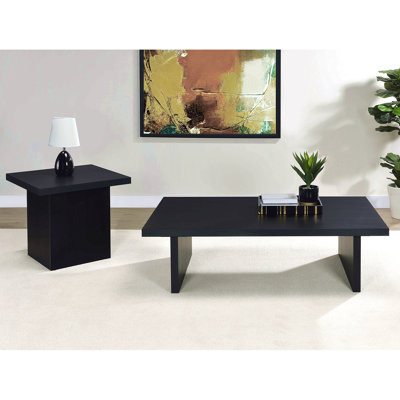 Ensemble de 2 tables basses et tables de bout Caroline Black