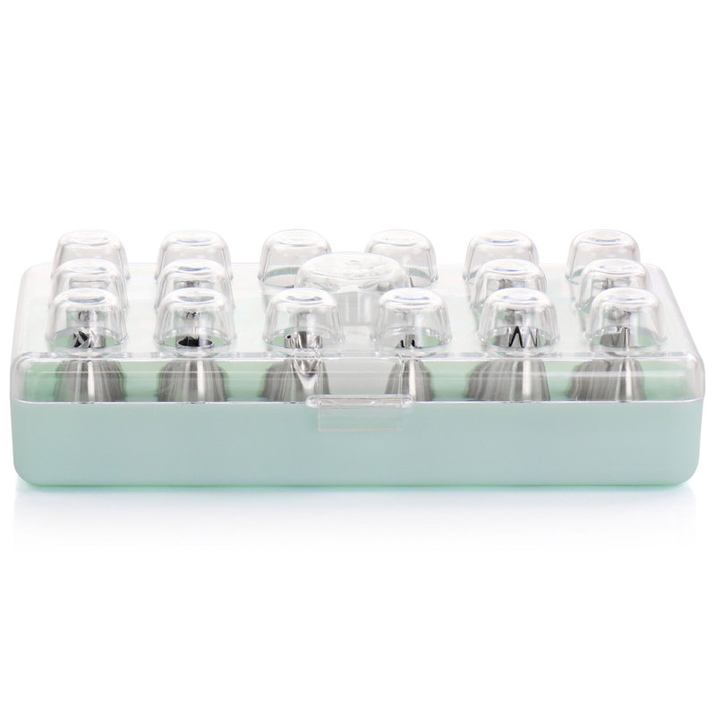 Stainless Steel Cake Decorating Nozzles 16-Piece Set
