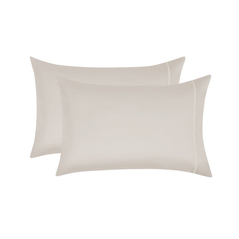 100% Cotton Sateen - Set of 2, Gray, King