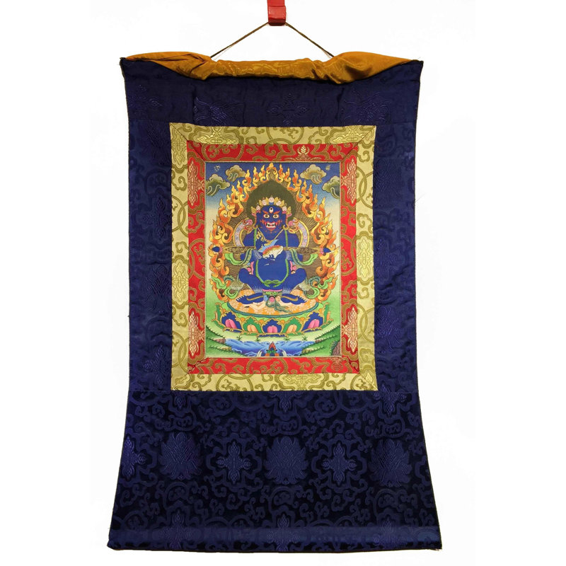 Small Sized Vajrapanjarnatha Mounted On A Brocade
