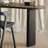 Black Creative Shaped Design Solid Wood Desk-940040415