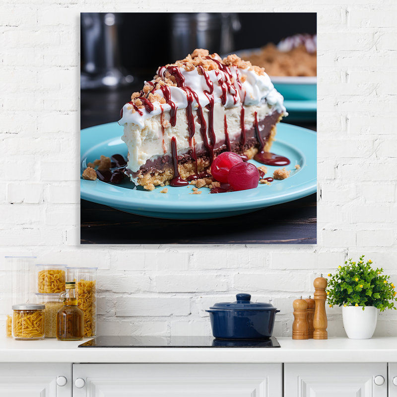 Chocolat Dessertschaos - Desserts, art mural, H 30 po x l 30 po x P 1,5 po