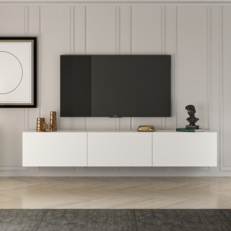 Antasia TV Stand for TVs up to 55", White