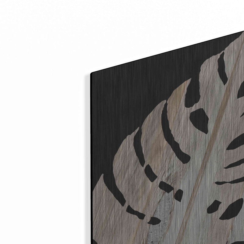 Luxe Palm Art «Palm Frond Wood Grain III» par Cind «Palm Frond Wood Grain III» par Cindy Jacobs, H 24 po x l 16 po