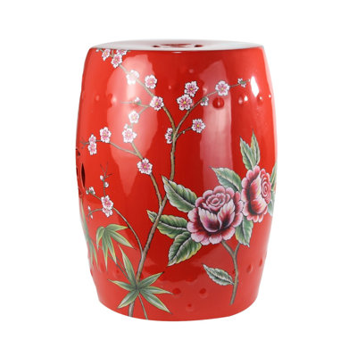 Marte Ceramic Accent Stool