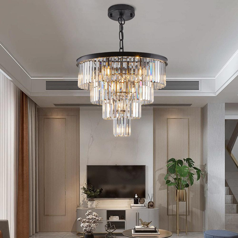 Crystal Chandeliers (Black)