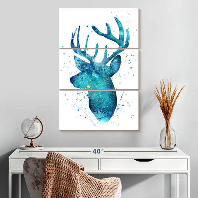 Cerf Brampt turquoise