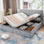 Metal Ottoman Storage Bed