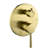 Bathroom Shower In Brushed Gold, With High 10" Stainless Steel Rain Head And Handheld For Bathroom, Handheld, Gold-127377182