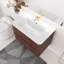 Ensemble de meuble-lavabo simple 29,92 po avec plateau en céramique Dorette