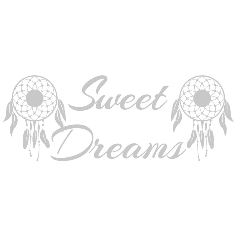Non-Wall Damaging Wall Decal, 18.5" H x 50" W, Silver