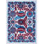 Tapis oriental bleu / rouge-1075758624