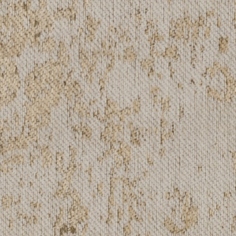 Tapis oriental en coton brun foncé Lyniya, Rectangle 6 pi x 9 pi