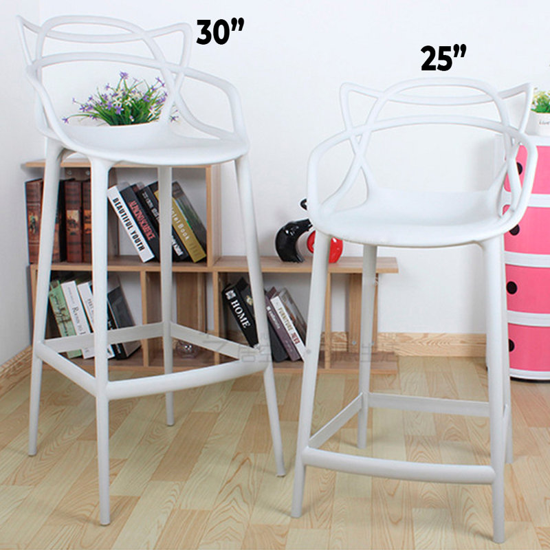 Tabouret 25 comptoirs, Blanc