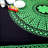 Tie-dye Cotton Celtic Lucky Clover Tablecloth Rectangle, Table Linen-100811004-63552659