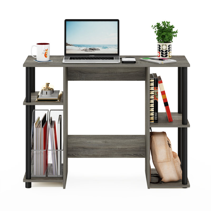 Lansing Computer Desk, French Oak Gray/Black