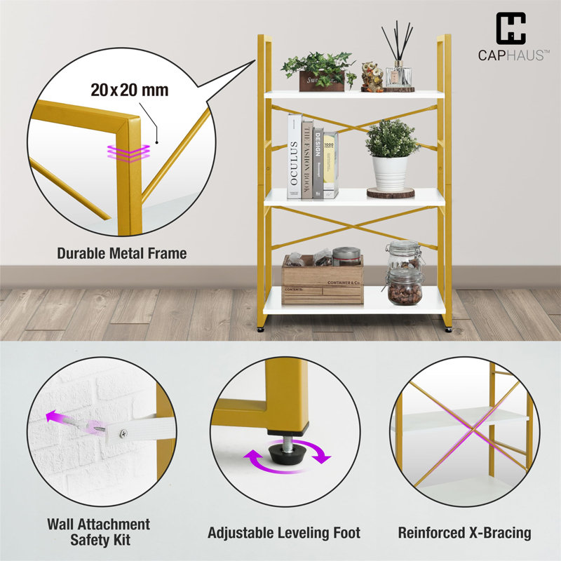 Breanne 23.62'' Metal Standard Baker's Rack