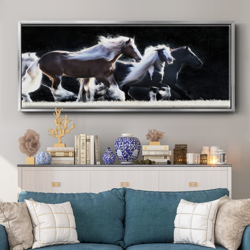 Horse Motion X- Framed Canvas