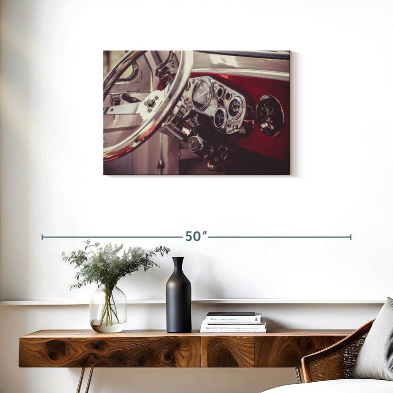 Mehar Retro Car Dashboard, 20" H x 30" W