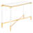 50'' Glass Top Console Table