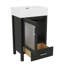 Meuble-lavabo de 20 po avec lavabo en céramique et beaucoup de rangement-1862851195