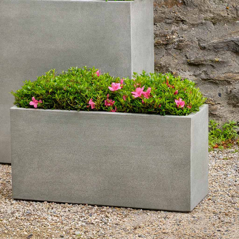 Boîte à fleurs en béton coulé Perrault, Ferro rustique Nuovo
