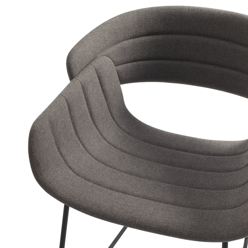 Racer 18'' H Upholstered Armchair, Toohey Charcoal