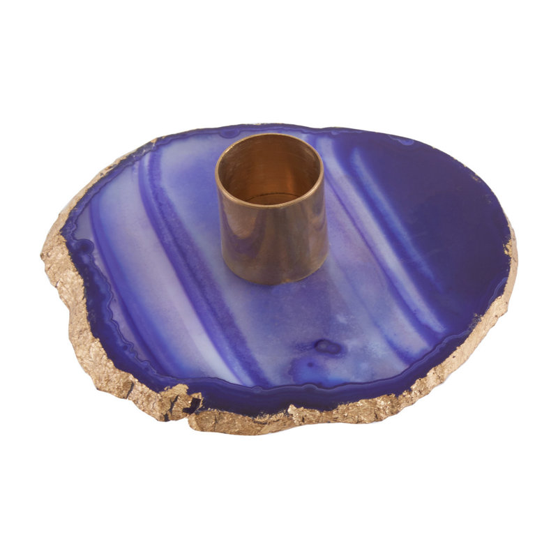 Stone Tabletop Candlestick