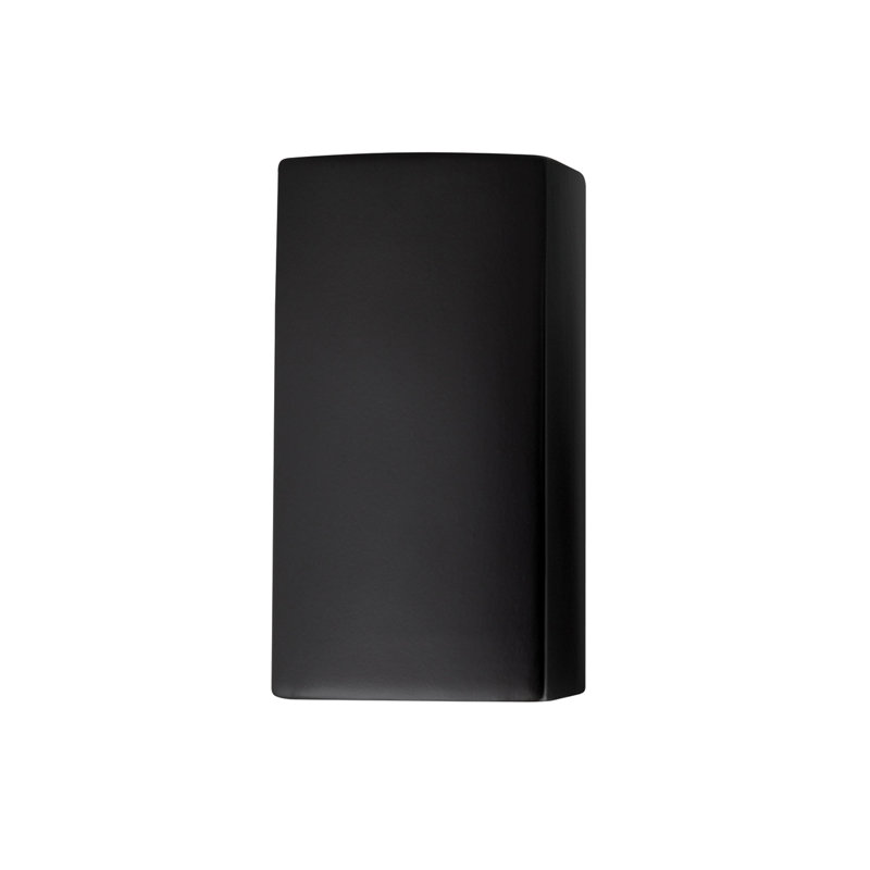 Tenny LED Outdoor Flush Mount, Carbon Matte Black, No, 9 W