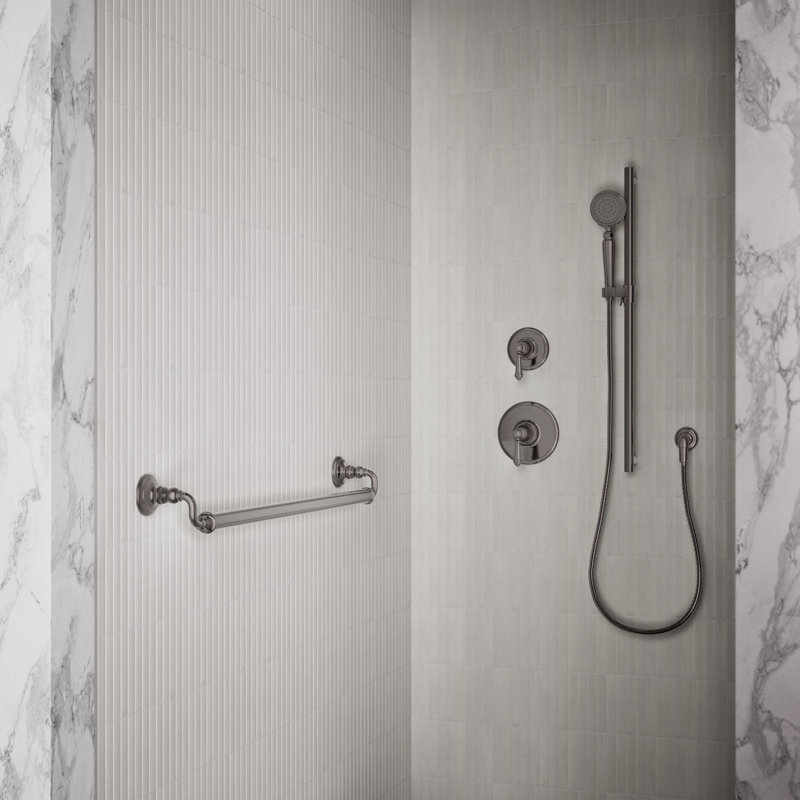 Artifacts Grab Bar, 36"W, Vibrant Titanium