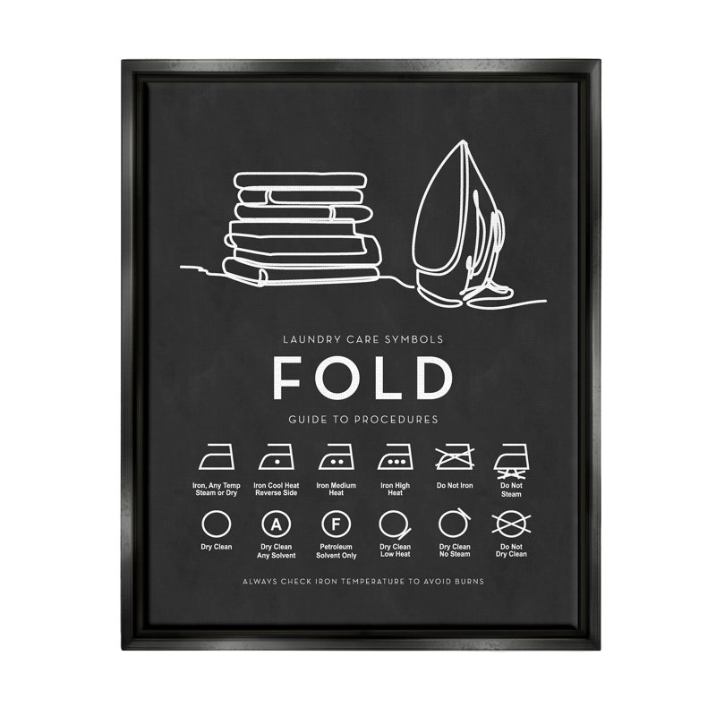 "Laundry Laundry", Cadre flottant noir de jais, H 31 po x l 25 po x P 1,7 po