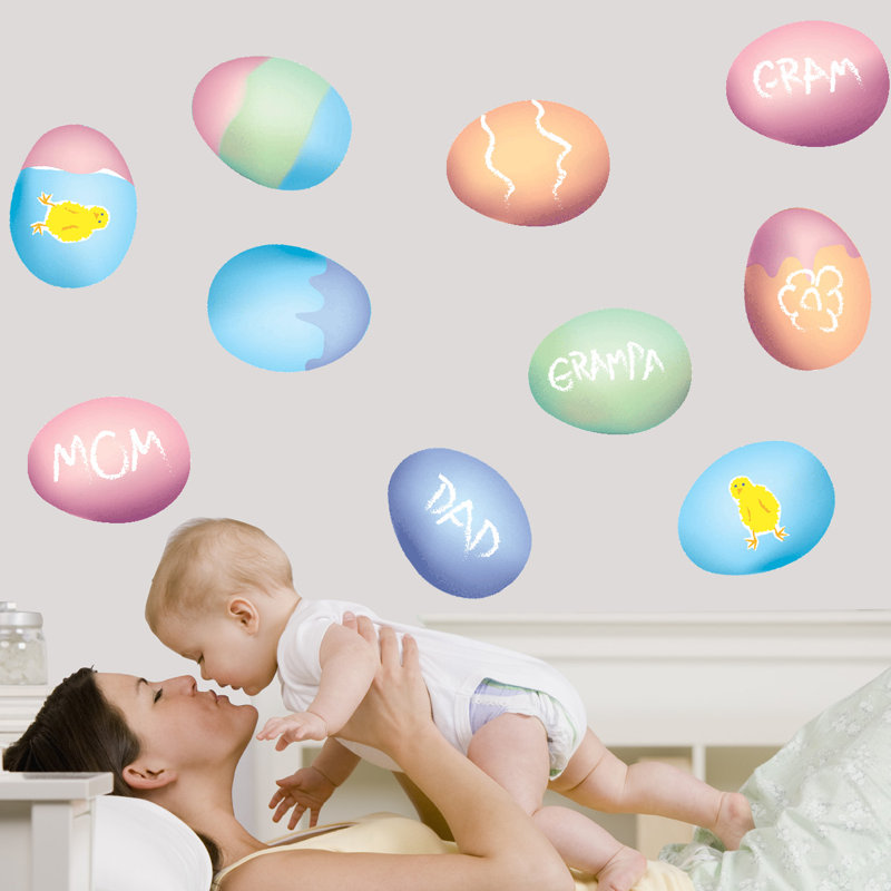 Non-Wall Damaging Wall Decal, 13" H x 10" W
