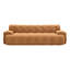 Nomad Bouton confortable à 3 places - Boucle, support en mousse haute densité, conception ergonomique, tissu respirant, nuage sans assemblage requis, rembourré, style boulochage minimaliste, nécessaire
