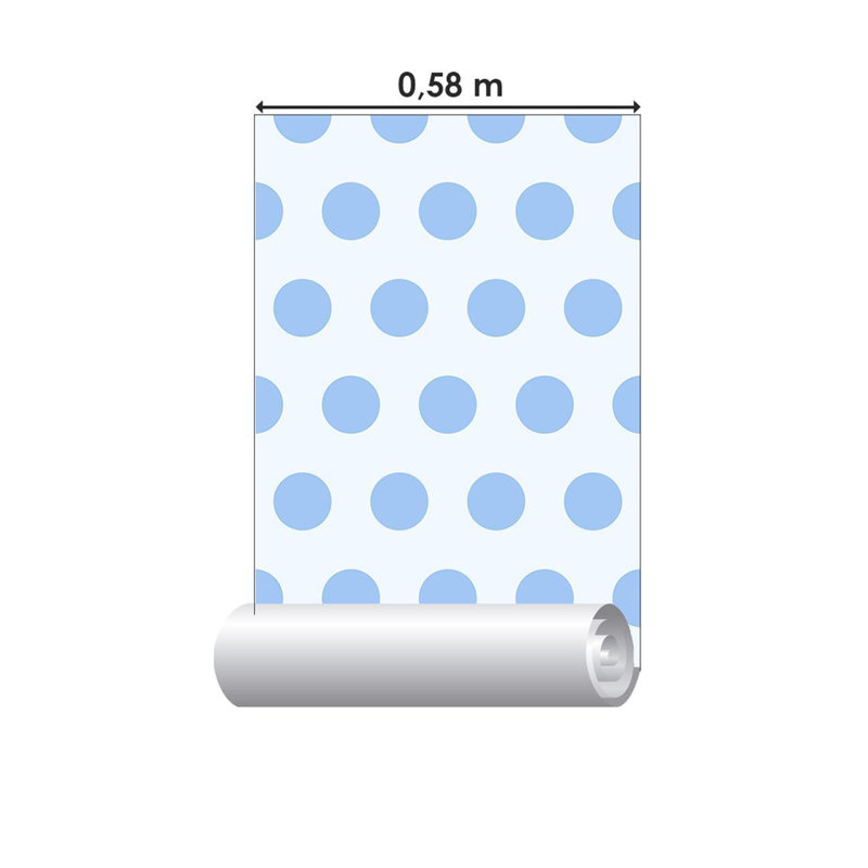 Rouleau de papier peint adhésif Stacia, L 126 po x l 24 po