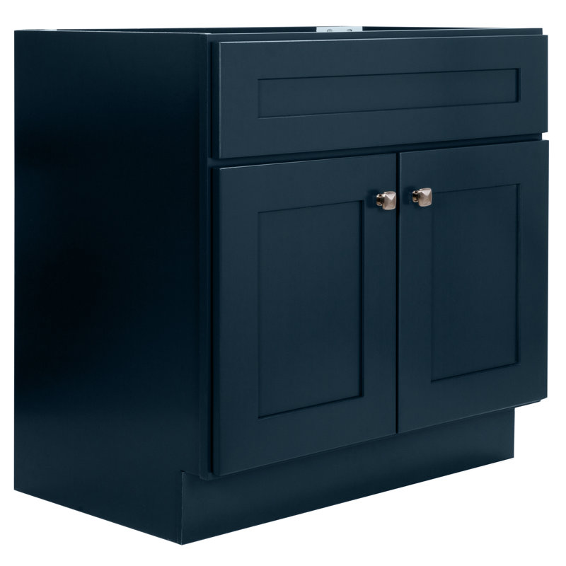 Brookings 30 Inch Bath Vanity, Fully Assembled, Sherwin Williams®, Navy