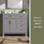 Meuble-lavabo moderne 36 po avec lavabo en céramique