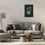 Toile flottante encadrée «Black Herb Bunches» par House Fenway-1252215980-1252215981